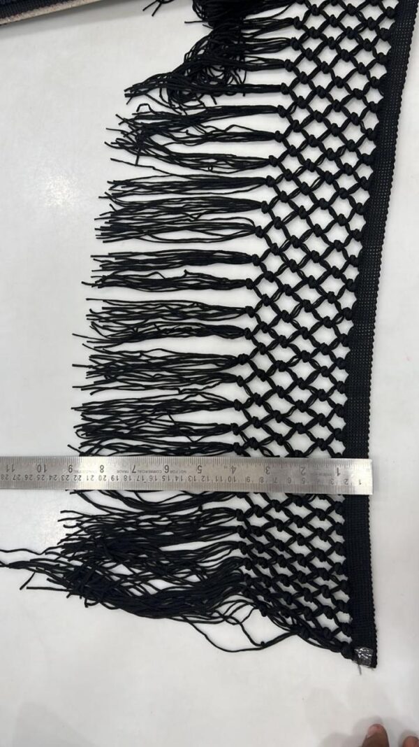 Black Fringes Lace