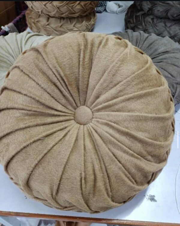 Microfibre Round Filled Cushion