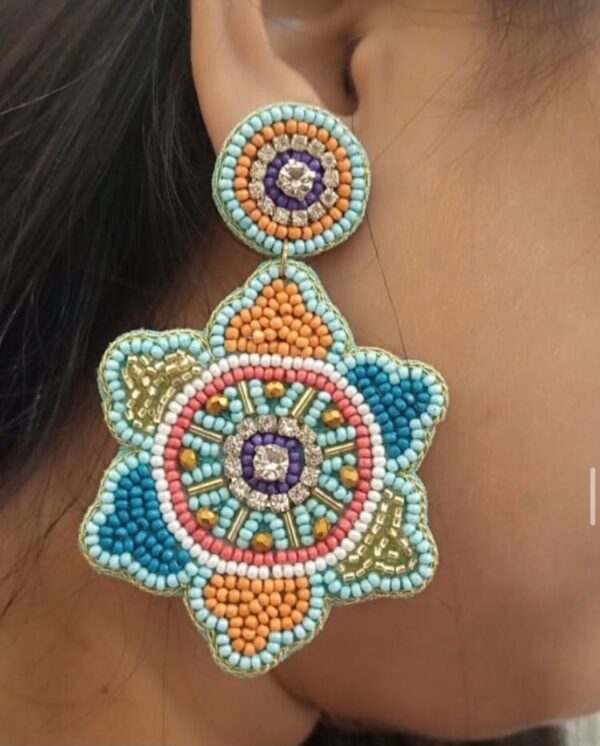 Beaded Drop Earrings