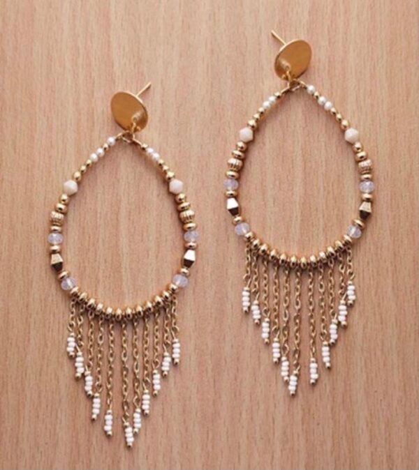 Fancy Brass Earrings