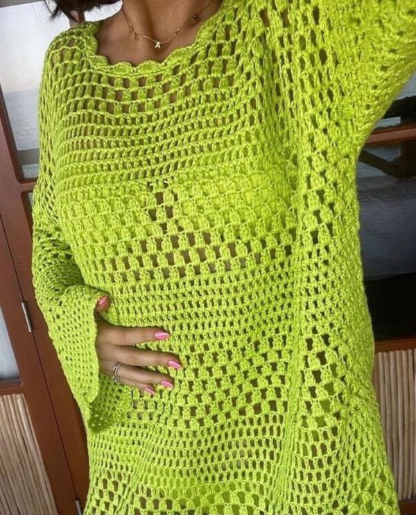 Crochet Casual Dress