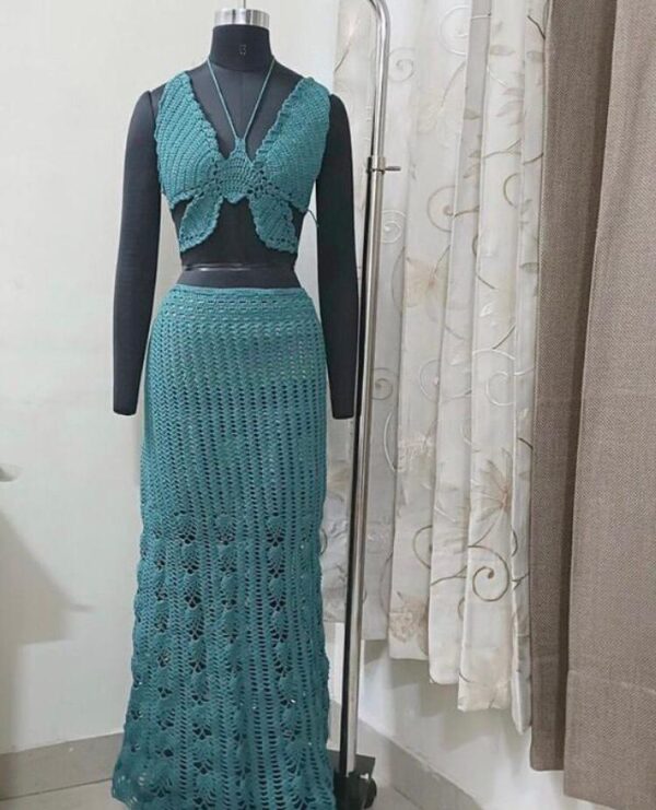 Crochet Party Wear Dress