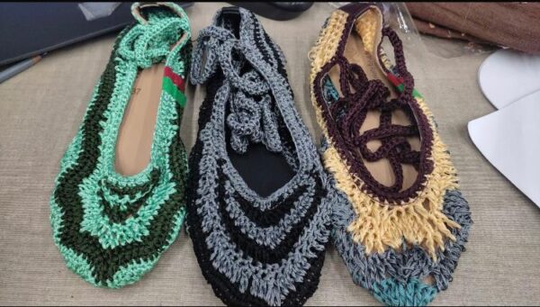 Crochet Ladies Shoes