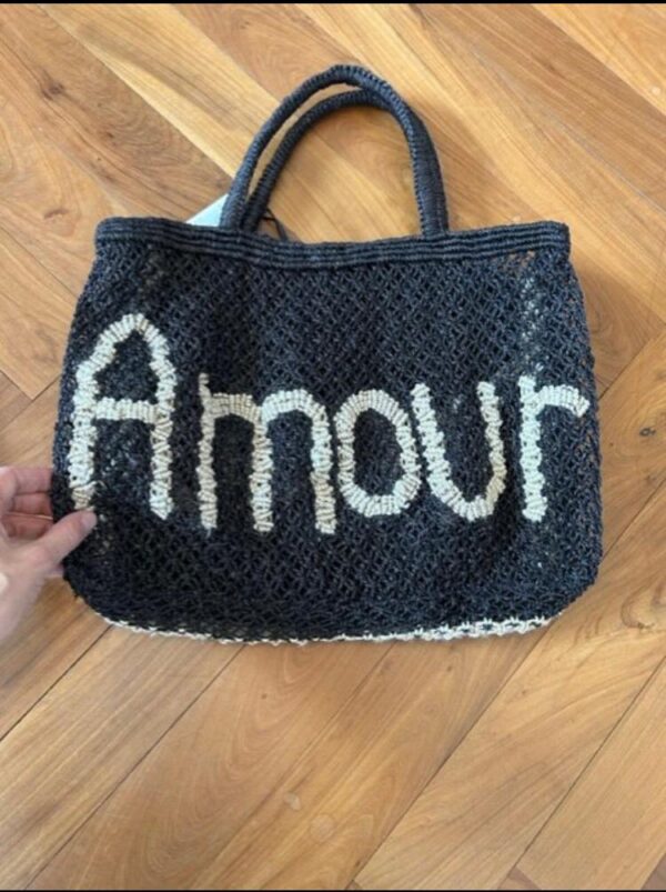 Amour Jute Hand Bag