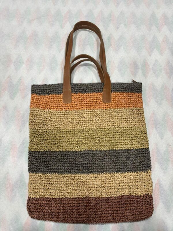 Raffia Large Tote Handbag