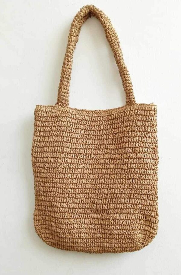 Raffia Large Tote Bag